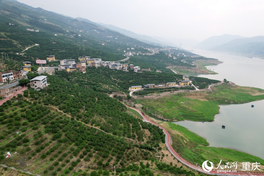豐都縣安坪鎮(zhèn)三沱村。人民網(wǎng)記者 劉政寧攝