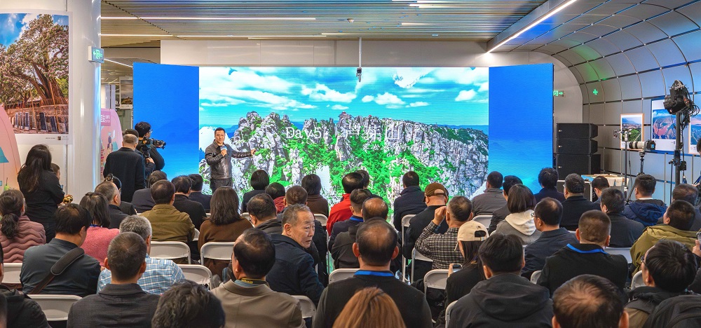 活動(dòng)現(xiàn)場(chǎng)，文旅星推官推介忻州。